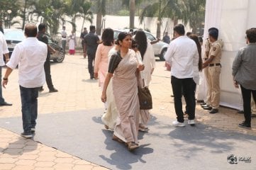 Celebs Condolence To Sridevi At Mumbai